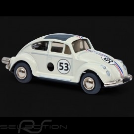 VW Käfer n° 53 Herbie Vintage Bausatz Set Weiß Micro Racer Schuco 450177800