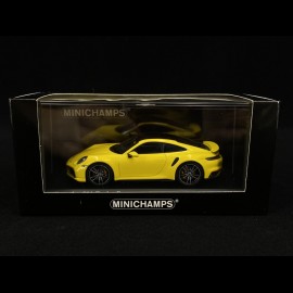 Porsche 911 type 992 Turbo S gelb racing 1/43 Minichamps 410069472