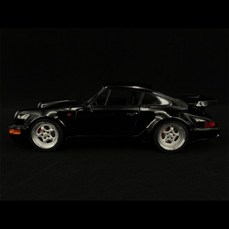 Solido S1803404 1:18-Scale 1993 Black Porsche 964 Turbo Collectible Car