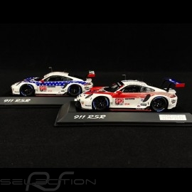 Duo Porsche 911 RSR Type 991 n° 911 & 912 12h Sebring 2020 1/43 Spark WAP0200100N0FW-WAP0200110N0FW