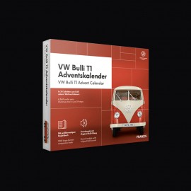 Volkswagen Adventskalender VW Bulli T1 weiß / rot 1963 1/43 67111