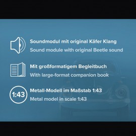 Volkswagen Adventskalender VW Käfer blau 1963 1/43 67098