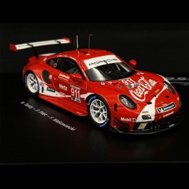 Set Porsche 911 RSR type 991 Coca-Cola Petit Le Mans 2019 n° 911 & n° 912 1/43 Spark WAP0209100NSET