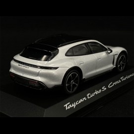 Porsche Taycan Cross Turismo Turbo S IAA Munich 2021 Eisgrau Metallic 1/43 Minichamps WAP0207880NTTC