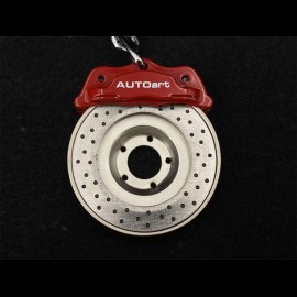 Racing brake disc keyring Porsche 911 GT3 red AutoArt 40081