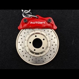 Schlüsselanhänger Racing Bremsscheibe Porsche 911 GT3 rot AutoArt 40081