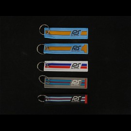 Lot of 5 Selection RS Fabric Keyrings 70s racing cars