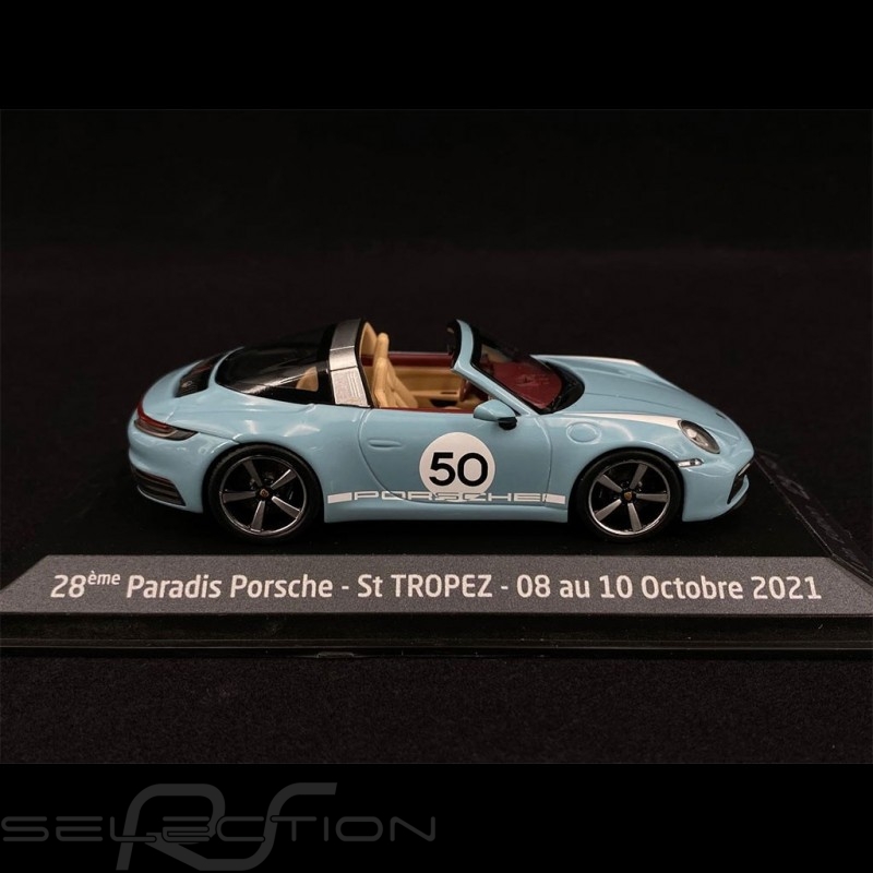 Porsche 911 / 992 Targa 4S n° 50 Meissen Blue Paradis Porsche Saint ...