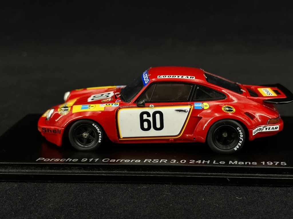 Porsche 911 Carrera RSR 3.0 n°60 24h Le Mans 1975 1/43 Spark S9804