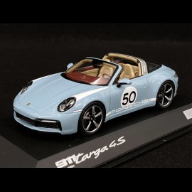 Porsche 911 / 992 Targa 4S n° 50 Meissen Blau Heritage Special Edition 1/43 Spark WAP0209140NMBL