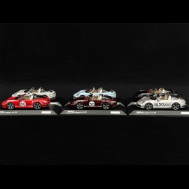 Set of 6 Porsche 911 / 992 Targa 4S n° 50 Heritage Special Edition 1/43 Spark