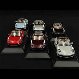 Set of 6 Porsche 911 / 992 Targa 4S n° 50 Heritage Special Edition 1/43 Spark