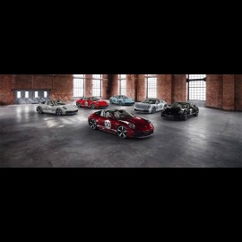 Set of 6 Porsche 911 / 992 Targa 4S n° 50 Heritage Special Edition 1/43 Spark