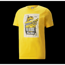 Porsche T-shirt Turbo Puma The Ultimate Lemon Yellow - Men 533785-06