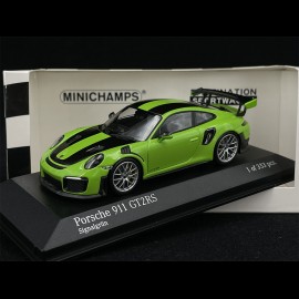 Porsche 911 GT2 RS Type 991 Weissach Package 2018 signalgrün 1/43 Minichamps 413067284