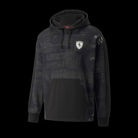 Ferrari Sweatshirt Puma Hoodie Black - Men 533718-01