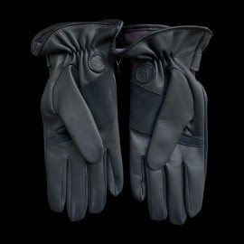 Driving gloves James Dean Black Leather Little Bastard - men