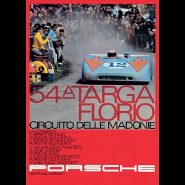 Set of 5 Posters Targa Florio 1958-1960-1966-1967-1970