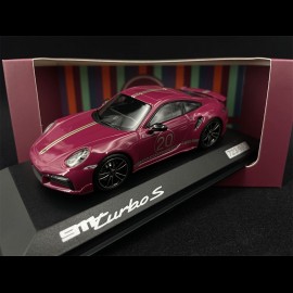 Porsche 911 Turbo S Type 992 2021 20th Anniversary China Rubystern rot 1/43 Minichamps WAP0209080N004