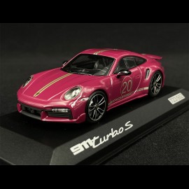 Porsche 911 Turbo S Type 992 2021 20th Anniversary China Rubystern rot 1/43 Minichamps WAP0209080N004