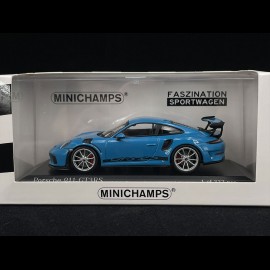 Porsche 911 GT3 RS Type 991 2018 Miamiblau 1/43 Minichamps 413067047