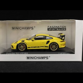 Porsche 911 GT3 RS Type 991 2018 Racinggelb 1/43 Minichamps 413067049