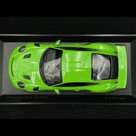 Porsche 911 GT3 RS Type 991 2018 Lizard Green 1/43 Minichamps 413067044