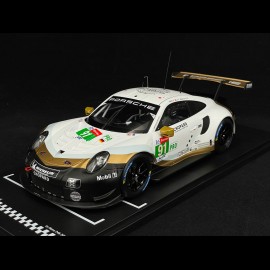 Porsche 911 RSR Type 991 n°91 2nd LMGTE 24h Le Mans 2019 1/18 Ixo LEGT18023