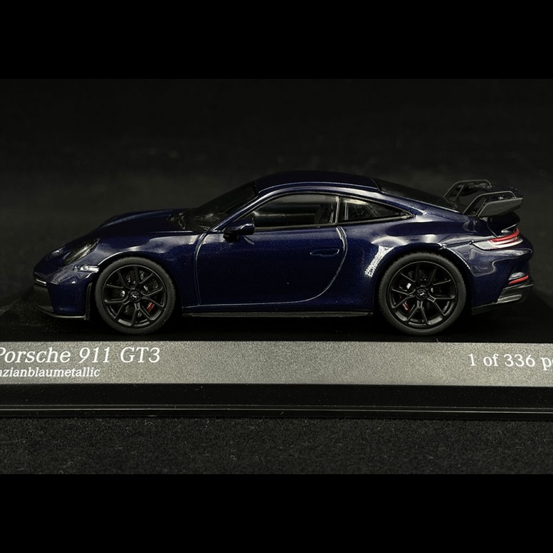 Porsche 911 GT3 Type 992 Gentian Blue Metallic 1/43 Minichamps 410069206