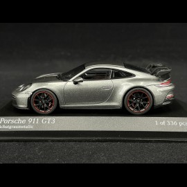 Porsche 911 GT3 Type 992 2020 Achatgraumetallic 1/43 Minichamps 410069205