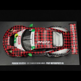 Porsche 911 GT3 R Type 991 n°9 Pfaff Sieger 12h Sebring 2021 1/18 Spark MAP02186221