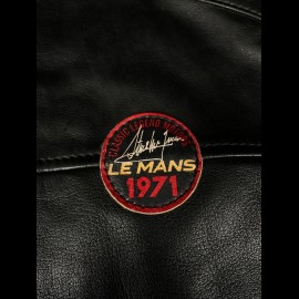Leather jacket Steve McQueen 24H Du Mans Scott Black - Men