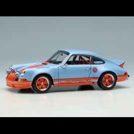 Porsche 911 Carrera RSR 2.8 1973 Duck Tail Gulf blue / Orange 1/43 Make Up Models VM024L