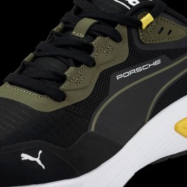 Porsche Turbo Puma Supertec Sneaker/Basket Shoes - Black/Green/Yellow - Men