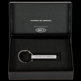 Porsche Design Keyring Metal Bar / Leather Black OKY08801.001
