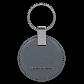 Porsche Design Keyring Circle Leather Anthracite Grey OKY08802.004