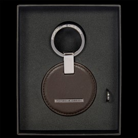 Porsche Design Keyring Circle Leather Dark Brown OKY08802.099