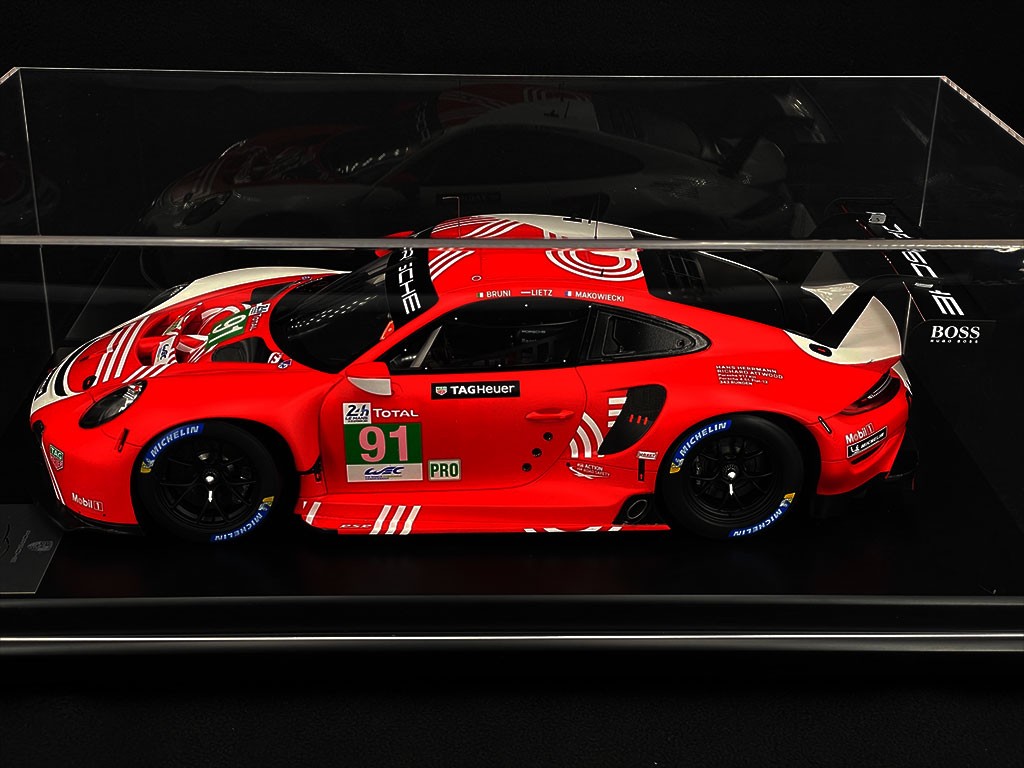 Porsche 911 RSR-19 Type 991 n°91 24h Le Mans 2020 1/12 Spark 