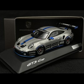 Porsche 911 GT3 Cup Type 992 2021 GT Silver / Shark Blue 1/43 Minichamps WAP0209920NGT3