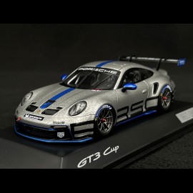 Porsche 911 GT3 Cup Type 992 2021 GT Silver / Shark Blue 1/43 Minichamps WAP0209920NGT3