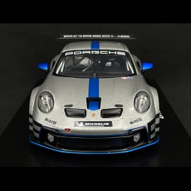 Porsche 911 GT3 Cup Type 992 2021 GT Silber / Sharkblau 1/18 Spark WAP0219920NGT3