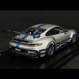 Porsche 911 GT3 Cup Type 992 2021 GT Silber / Sharkblau 1/18 Spark WAP0219920NGT3