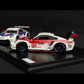 2. Set Porsche 911 RSR n°911 & n°912 Type 991 Sieger und 2. 12h Sebring 2020 1/43 Spark WAP0200120P0FW