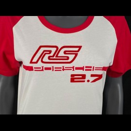 Porsche RS 2.7 Collection T-Shirt Weiß / Rot WAP952NRS2 - Damen