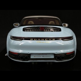 Porsche 911 Targa Heritage 4S Type 992 n° 50 Meissen Blau Heritage Special Edition 1/18 Spark WAP0219210NMBL