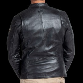 Steve McQueen Jacket Le Mans 1971 Racing Leather Black - men