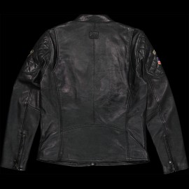 Steve McQueen Jacke Le Mans 1971 Racing Leder Schwarz - Herren