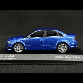 Audi RS4 2004 Nogaro Blue 1/43 Minichamps 943014603