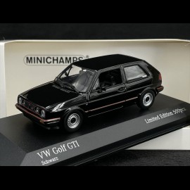 Volkswagen VW Golf 2 GTI 1985 Black 1/43 Minichamps 943054123