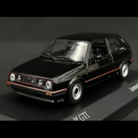 Volkswagen VW Golf 2 GTI 1985 Black 1/43 Minichamps 943054123